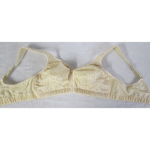 Bra 34D Nude Women Breezies No Padding Rose Pattern Nylon/Spandex NWOT (B18-201) - Picture 7 of 10